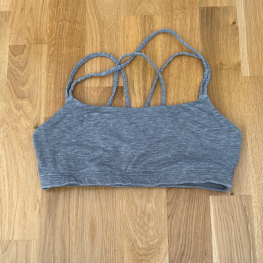 GAP Gray Strappy Sports Bra Intimates